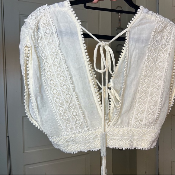 Love Birds White crochet tank top - Picture 5 of 7